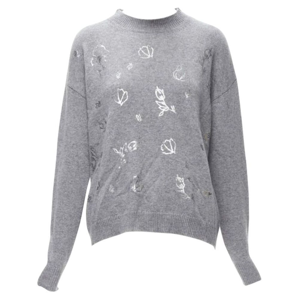 Ermanno Scervino Metallic Floral Pullover
